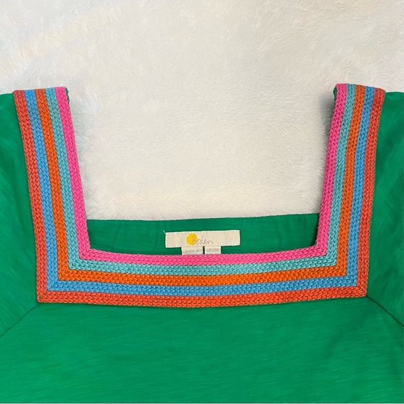 Boden Emerald Green Embroidered Tunic Dress - Picture 7 of 7